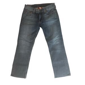 Lucky Brand Sundown Skinny Cuffed Jeans Women’s Size 2/26 Blue Stretch  Crop USA